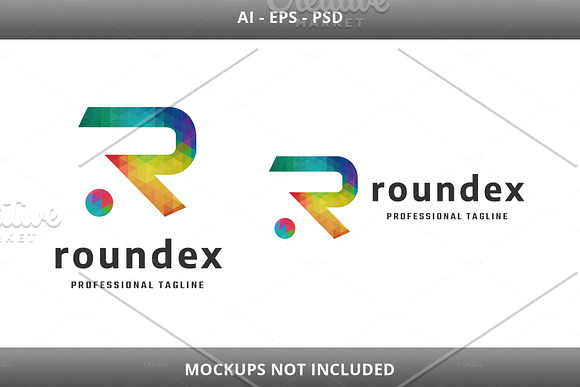 Roundex Letter R Logo in Logo Templates - product preview 3