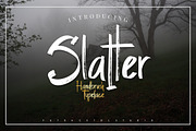 Slatter - Handbrush Font