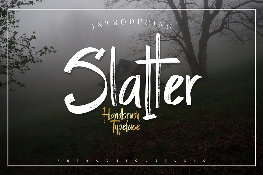 Slatter - Handbrush Font in Blackletter Fonts - product preview 8