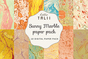 Sunny Marble Paper Pack