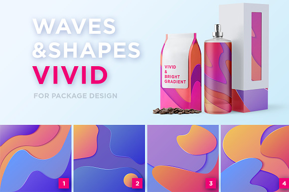 Waves&Shapes Vivid in Textures - product preview 1