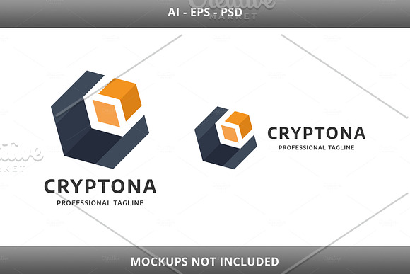 Cryptona Letter C Logo in Logo Templates - product preview 3