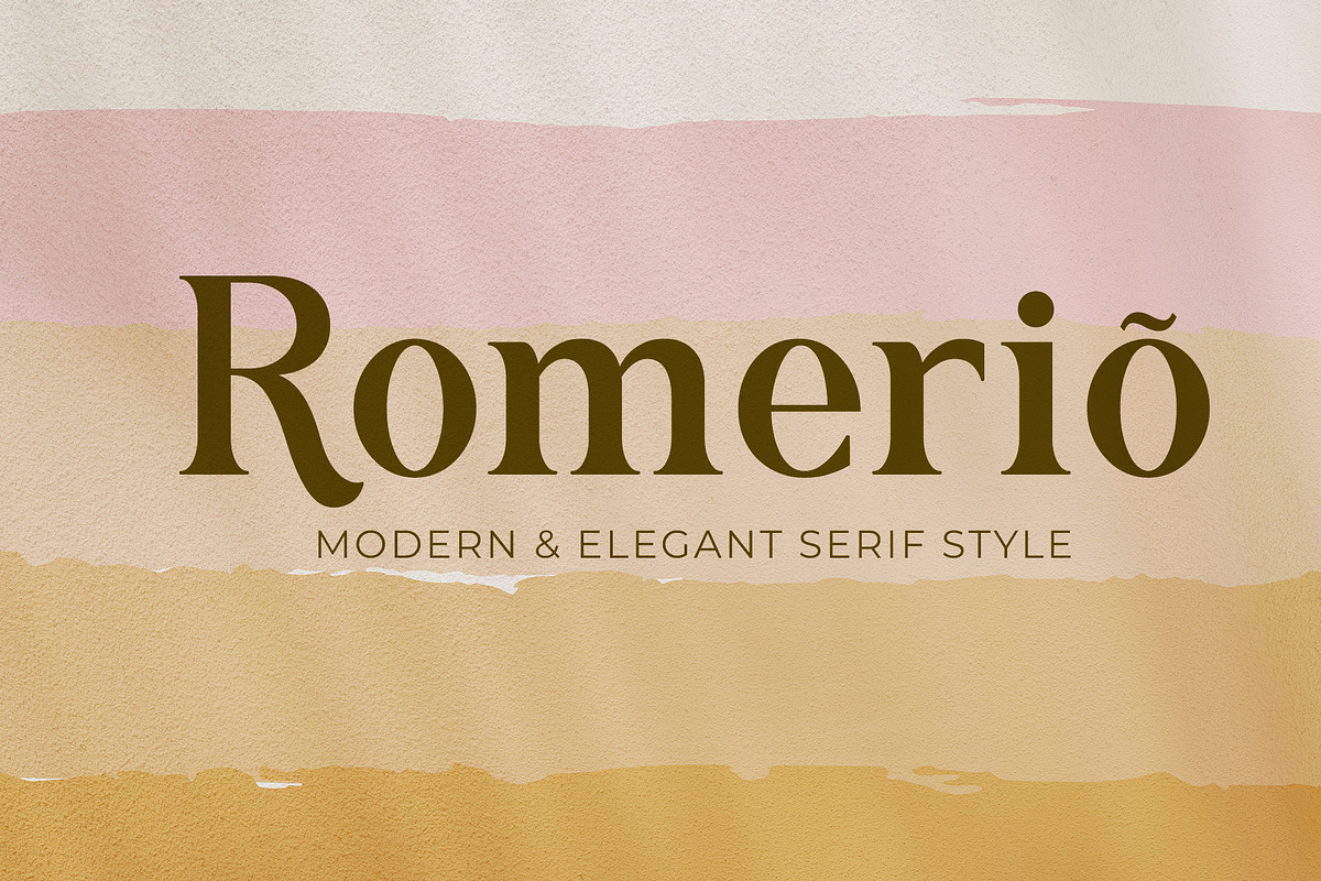 Romerio | Elegant Serif Style in Serif Fonts - product preview 8