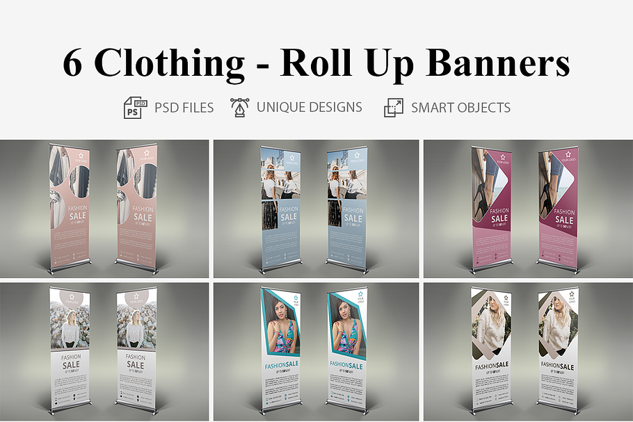 Women's Clothing - Roll Up Banners