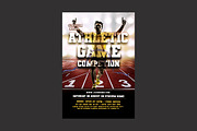 Athletic Game Competition Flyer