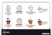 8 Cupcakes Logos