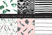 Tropical Paint Pattern Bundle