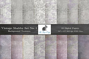 Vintage Shabby Purple Gray Textures