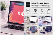 Macbook Workspace Mockups