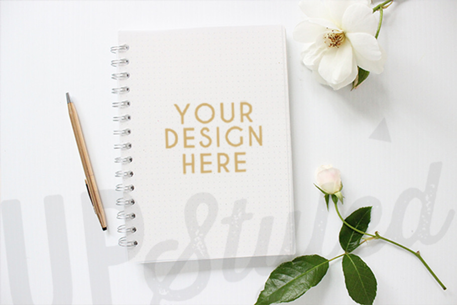 A157 Notebook Journal Mock Up in Print Mockups - product preview 8