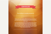 Vector certificate background.