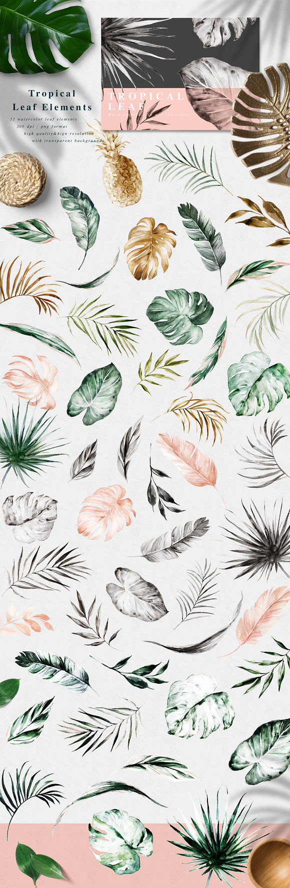Lush-Summer Graphic Set in Illustrations - product preview 3