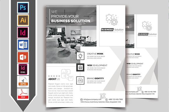 10 Minimal Business Flyers 90% OFF in Flyer Templates - product preview 5