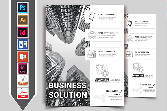 10 Minimal Business Flyers 90% OFF in Flyer Templates - product preview 10