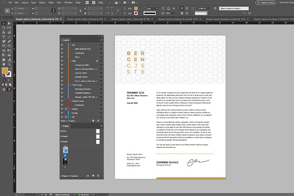BG Premium Stationery in Stationery Templates - product preview 11