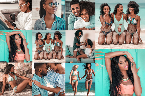 8 DARK SKIN LIGHTROOM PRESETS in Add-Ons - product preview 1