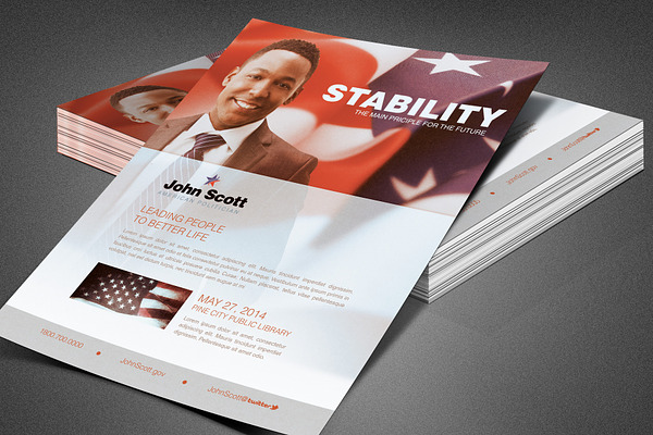 Stability Political Flyer Template