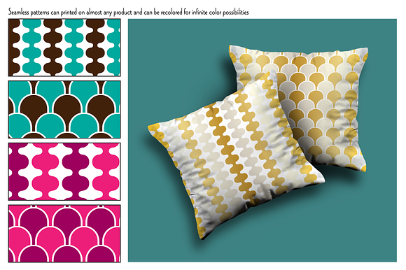 Silver & Gold Seamless Patterns in Patterns - product preview 1