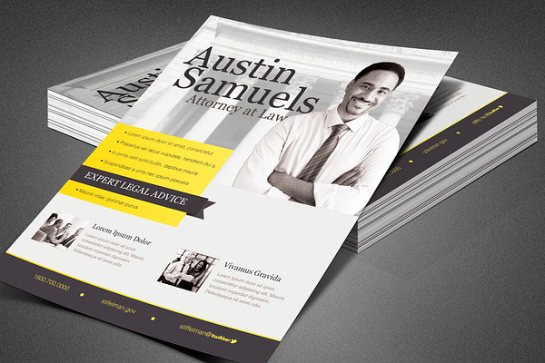 Attorney at Law Flyer Template