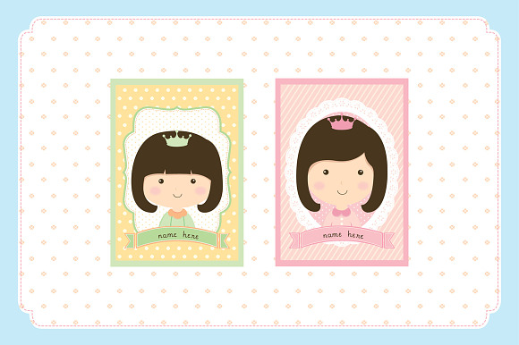 Cute Little Girls in Illustrations - product preview 1