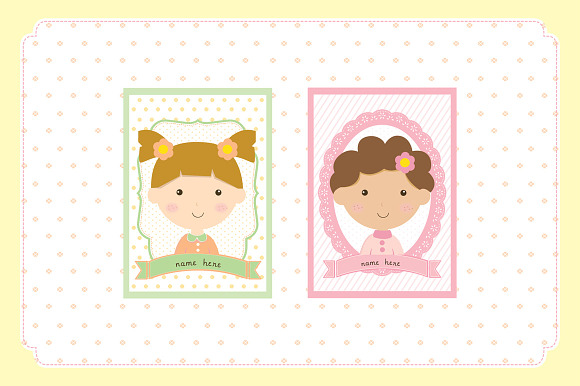 Cute Little Girls in Illustrations - product preview 2