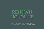 Renown Monoline Font Duo
