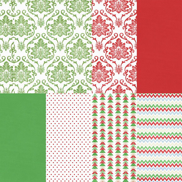 Ho Ho Christmas 28Digital Papers in Patterns - product preview 4