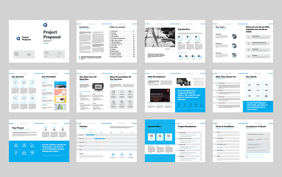 Proposal Brochure in Brochure Templates - product preview 6