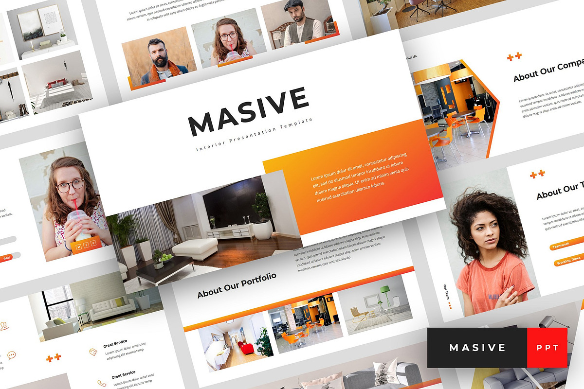 Masive - Interior PowerPoint in PowerPoint Templates - product preview 8
