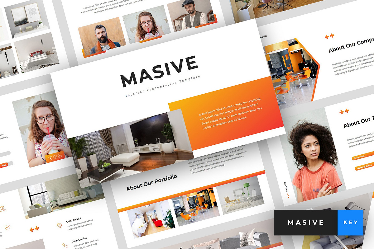 Masive - Interior Keynote in Keynote Templates - product preview 8