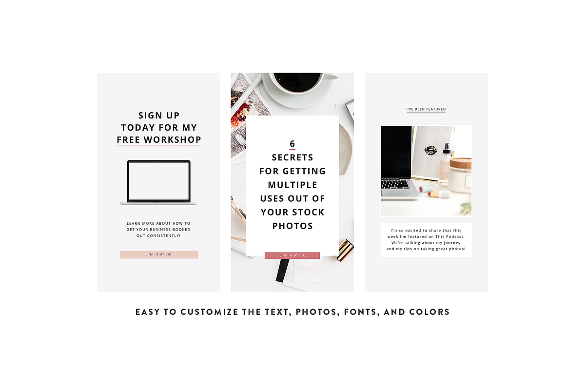 Mary Ellen Instagram Templates in Instagram Templates - product preview 8