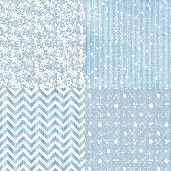 Let It Snow 18 Holiday Digital Paper in Patterns - product preview 3