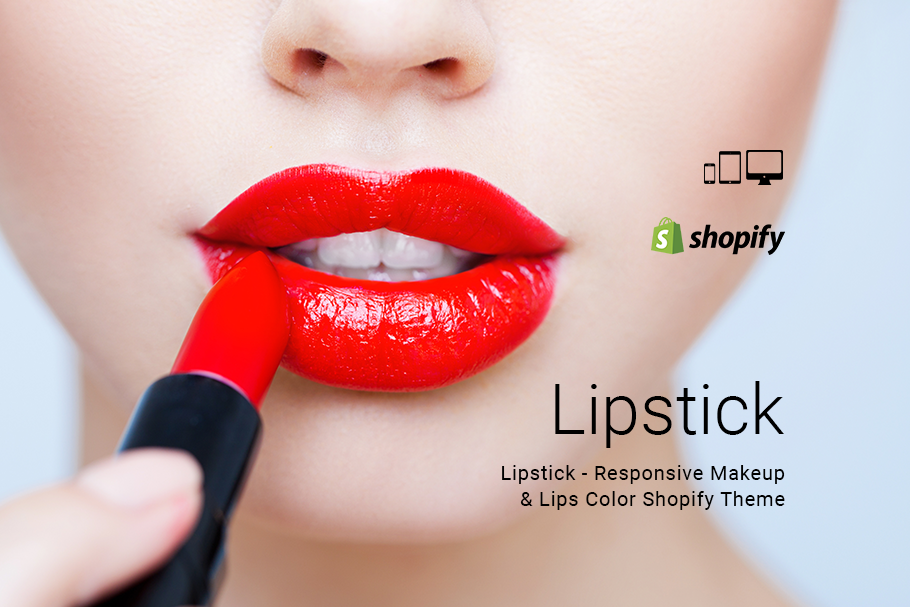 Lipstick Makeup Beauty Shopify Theme