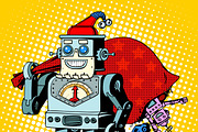 Robot Santa Claus Christmas gifts