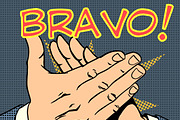 hands palm applause success Bravo
