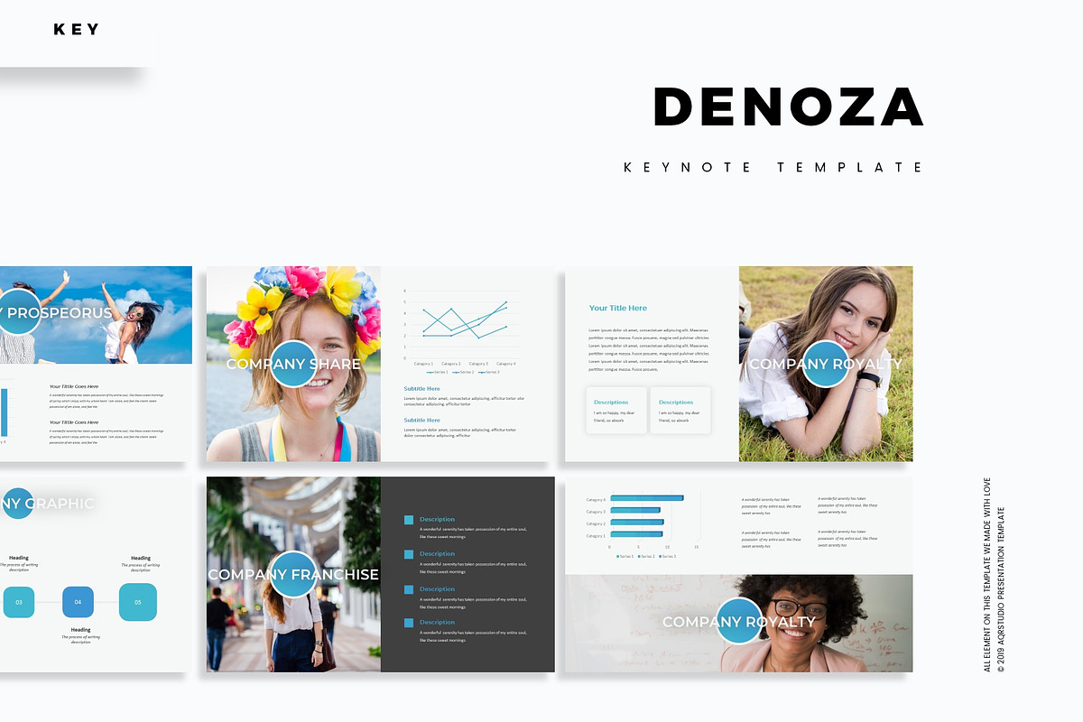 Denoza - Keynote Template in Keynote Templates - product preview 8
