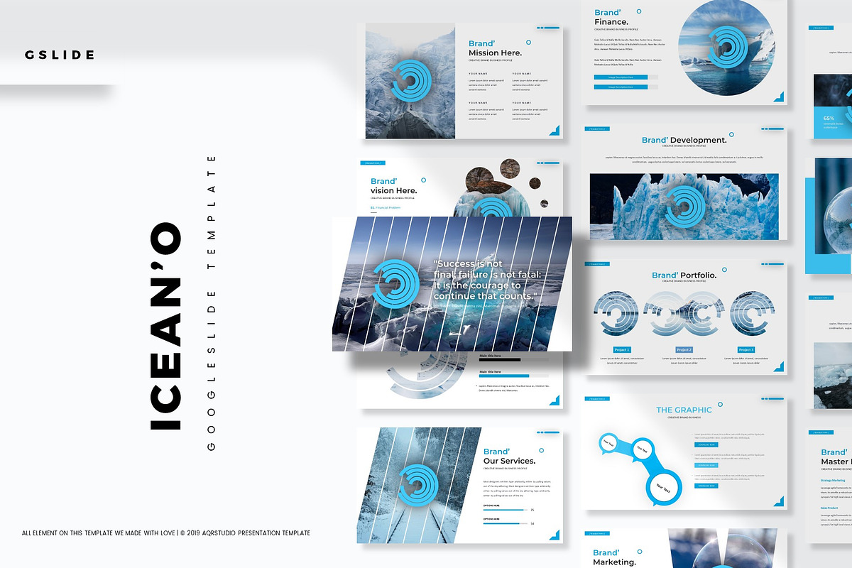Icean'o - Google Slides Template in Google Slides Templates - product preview 8