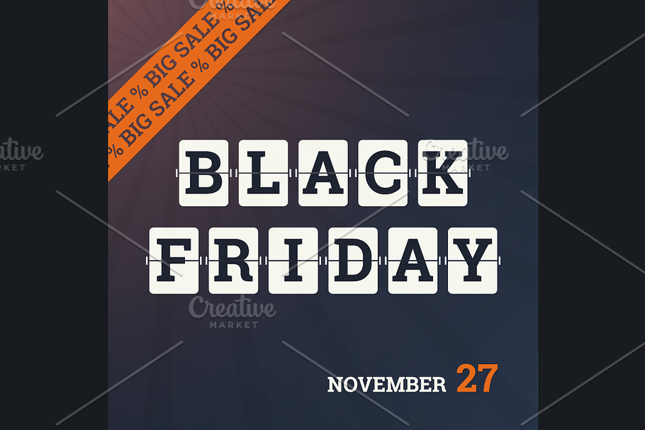 Black friday in Illustrations - product preview 8