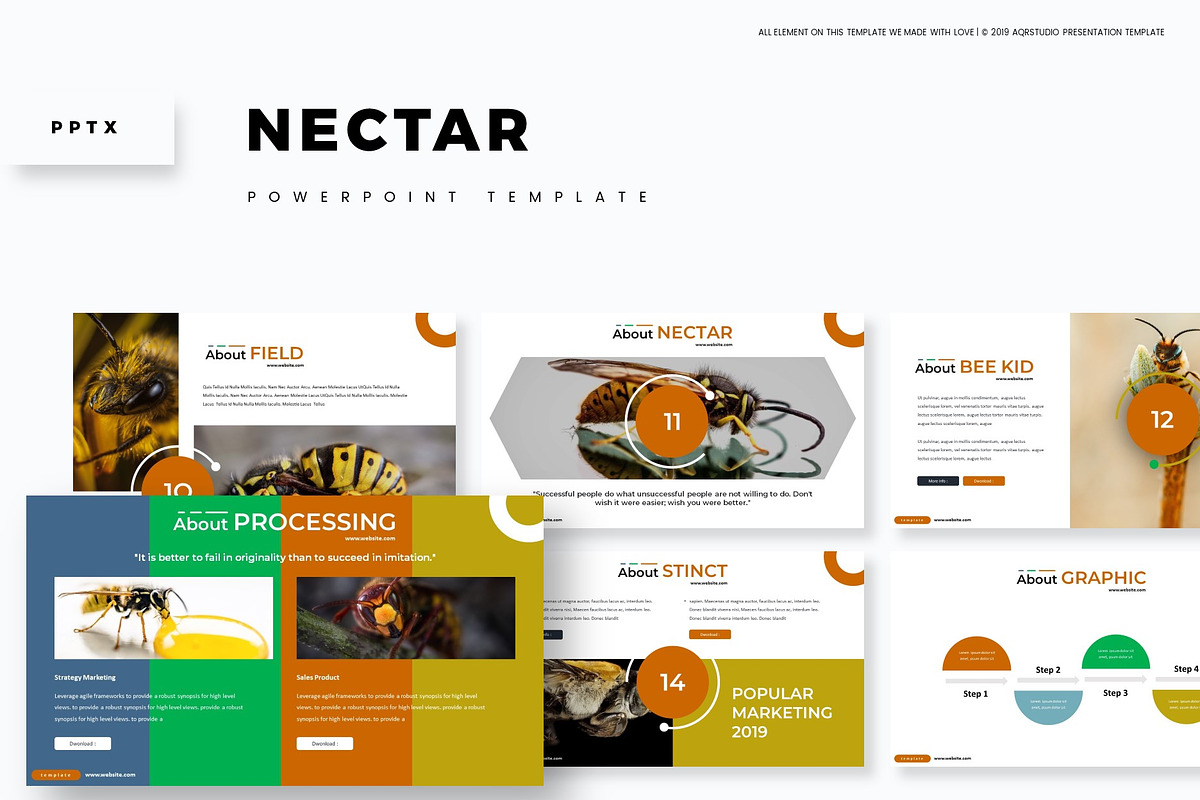 Nectar - Powerpoint Template in PowerPoint Templates - product preview 8