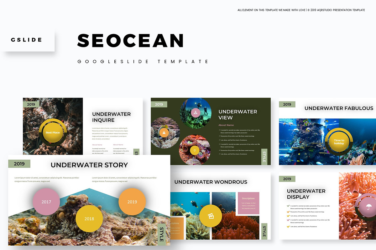 Seocean - Google Slides Template in Google Slides Templates - product preview 8