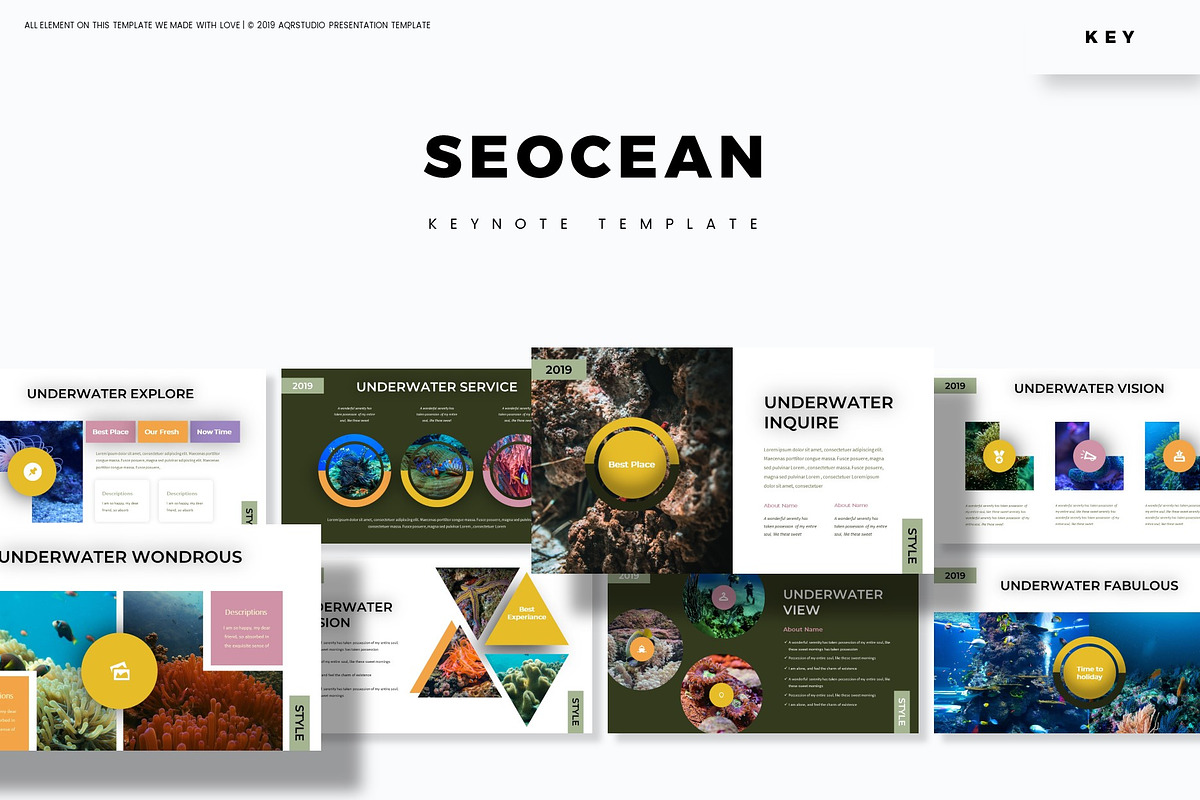 Seocean - Keynote Template in Keynote Templates - product preview 8