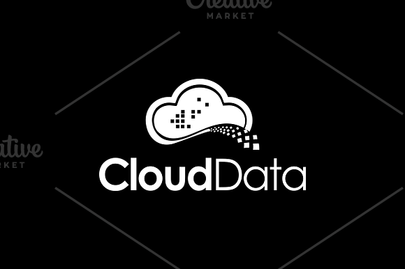 Cloud Data Logo in Logo Templates - product preview 2