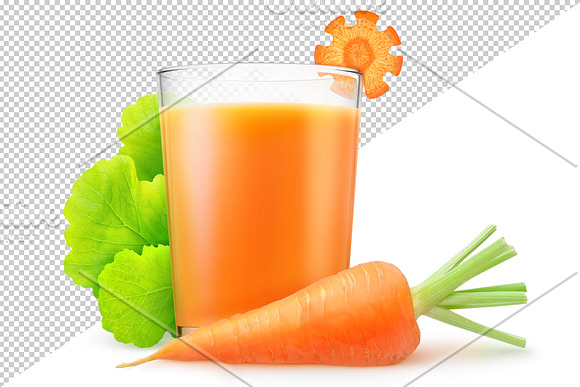 Carrot juice in Objects - product preview 1