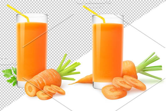 Carrot juice in Objects - product preview 2
