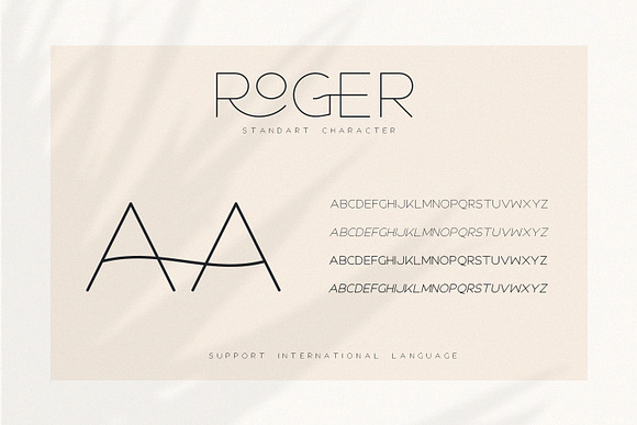 Roger - An Elegant Sans Serif in Sans-Serif Fonts - product preview 6