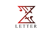 Flower Letter Z Logo Template
