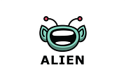 Laughing Alien Logo Template