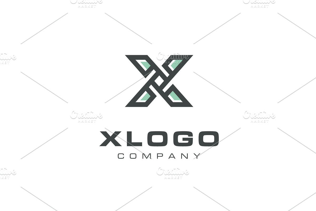 Modern Letter X Propeller logo in Logo Templates - product preview 8