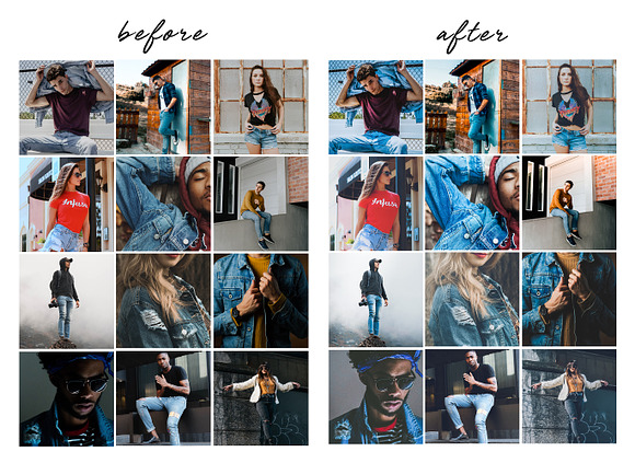 12 Lightroom Presets| Demin Vol 2 in Add-Ons - product preview 1