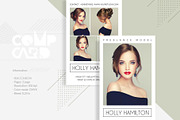 Fashion Model Comp Card Template